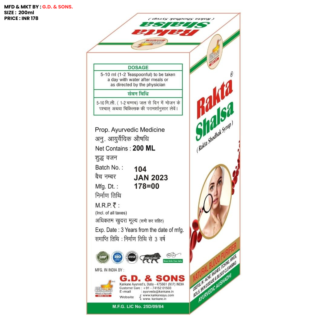Rakta Shalsa Syrup