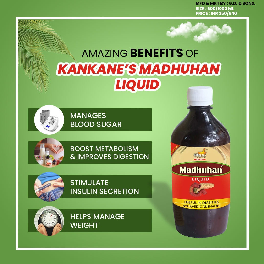 KANKANE'S Madhuhan Liquid Useful in Diabetes